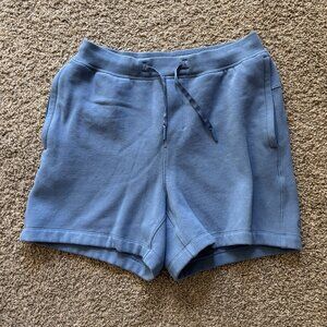 Lululemon Men's Steady State 5" Inseam Shorts Blue Workout Washed Denim Color